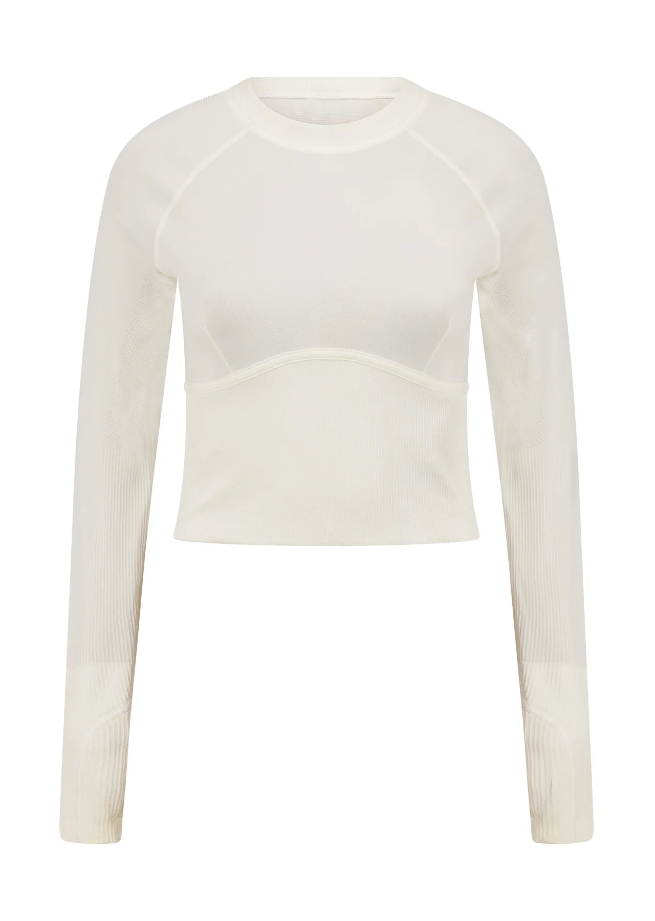 Seamless Contour Cropped Long Sleeve Top