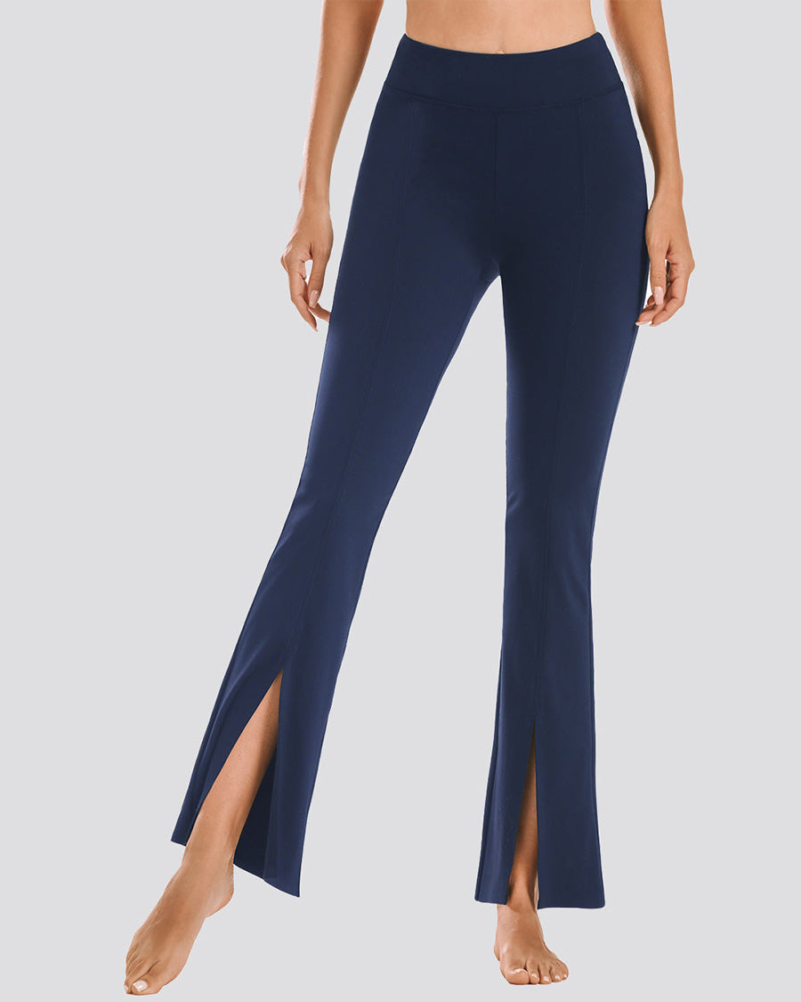 Bootcut Yoga Pants Split Hem Flare
