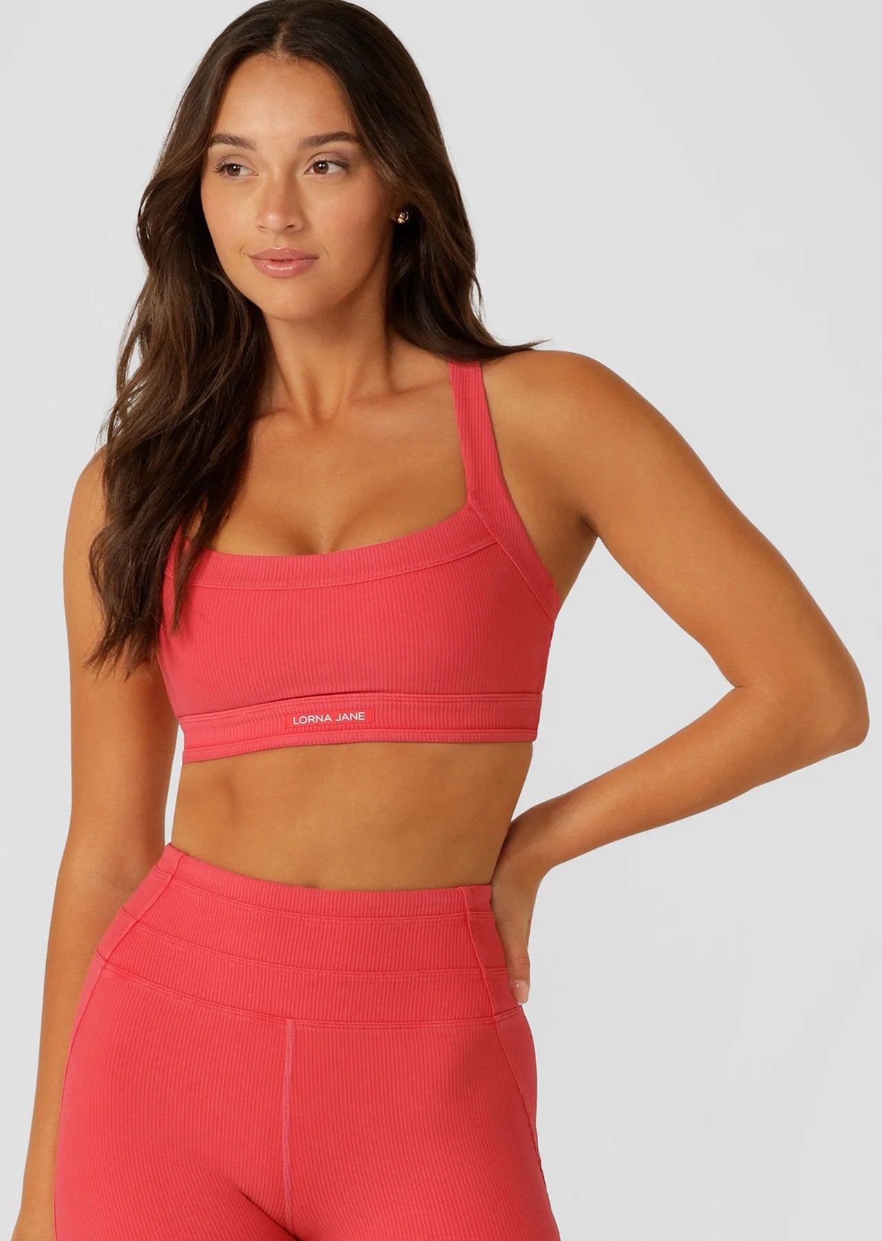 Amplify Washed Rib Sports Bra