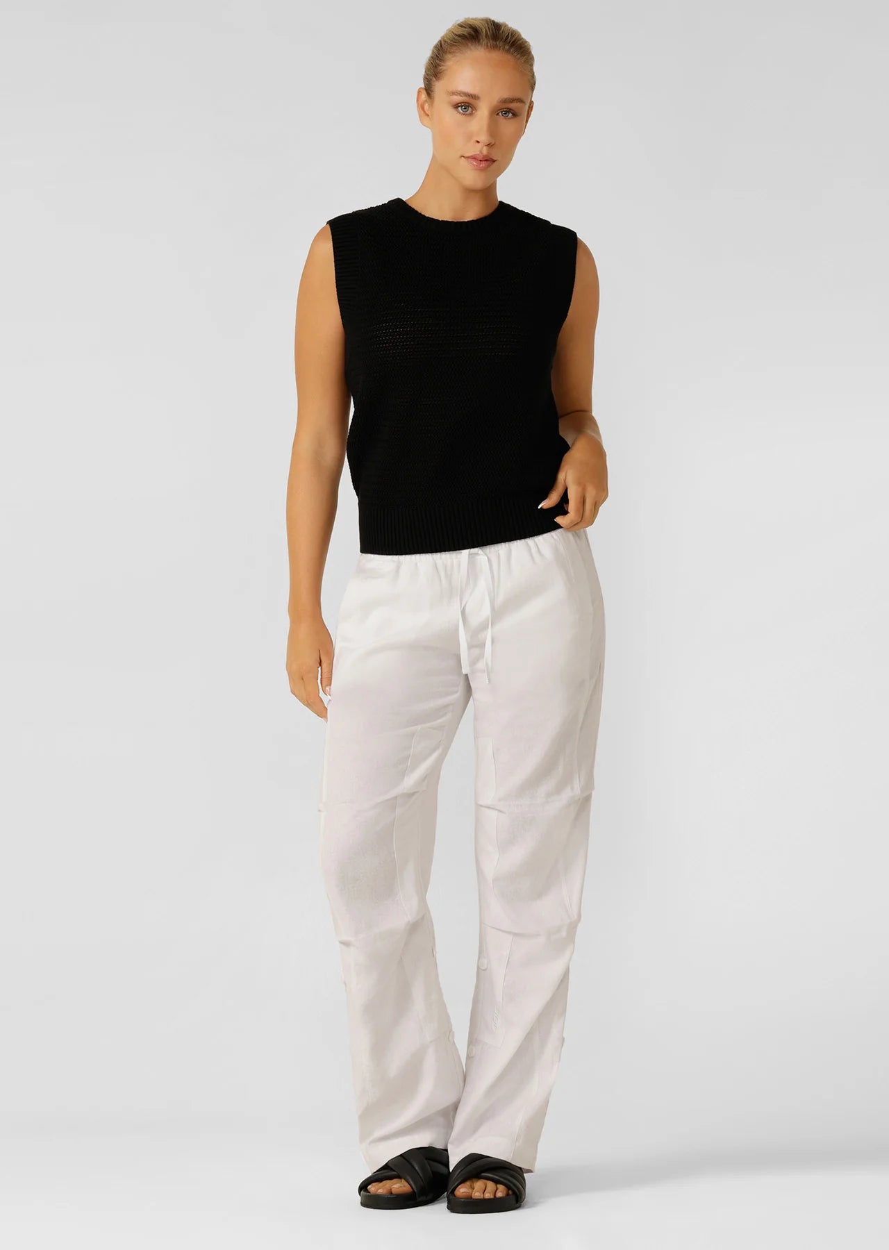 Linen Flashdance Pants