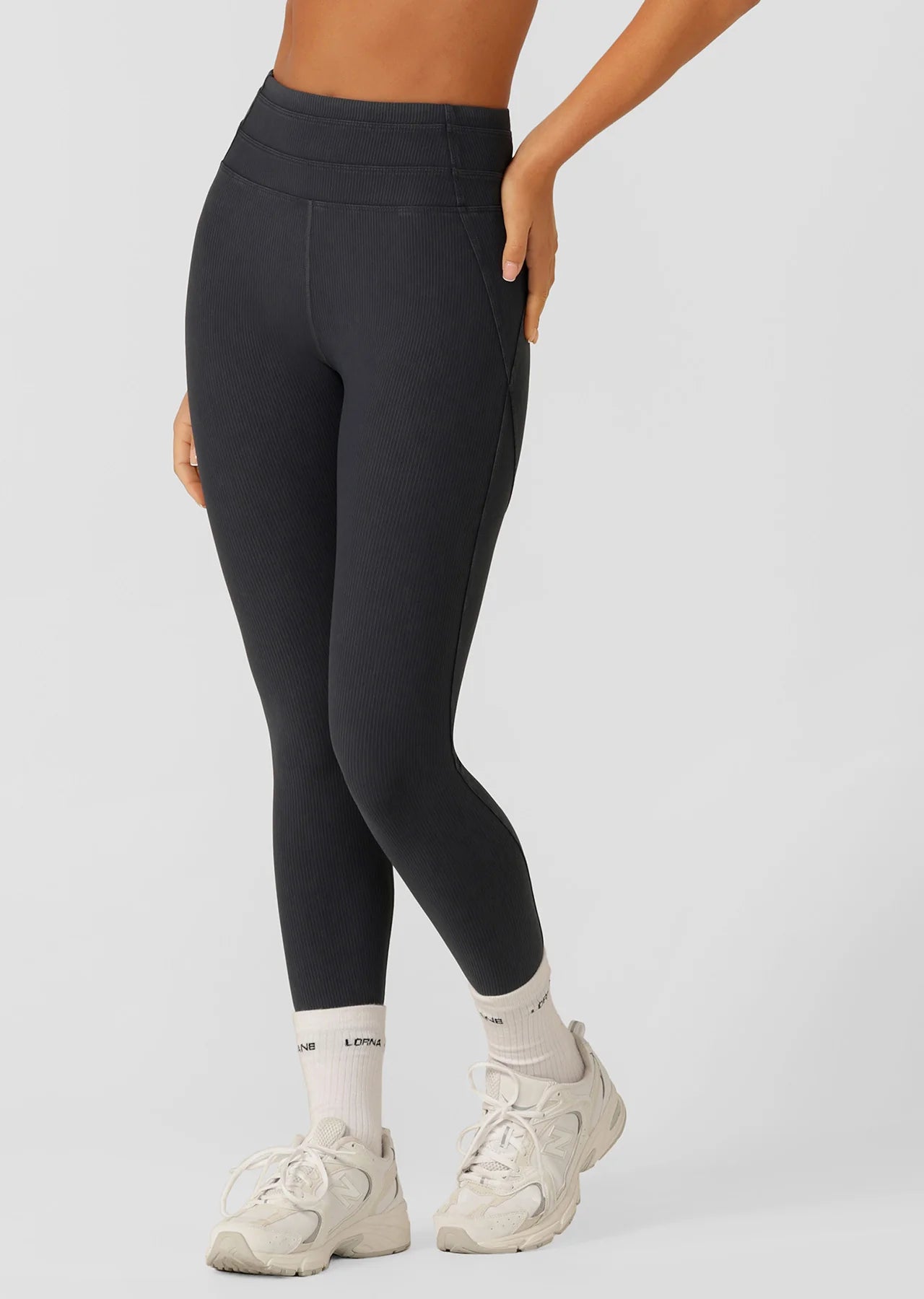 Amplify Washed Rib Ankle Biter Leggings