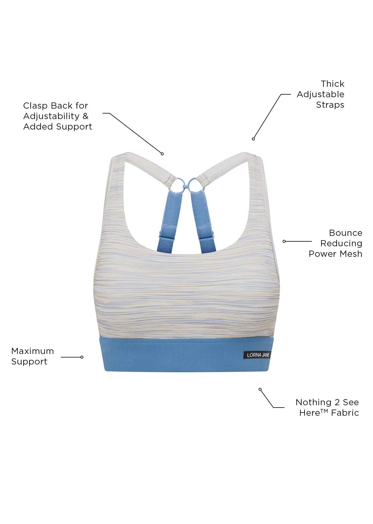 Amy Maximum Support Sports Bra