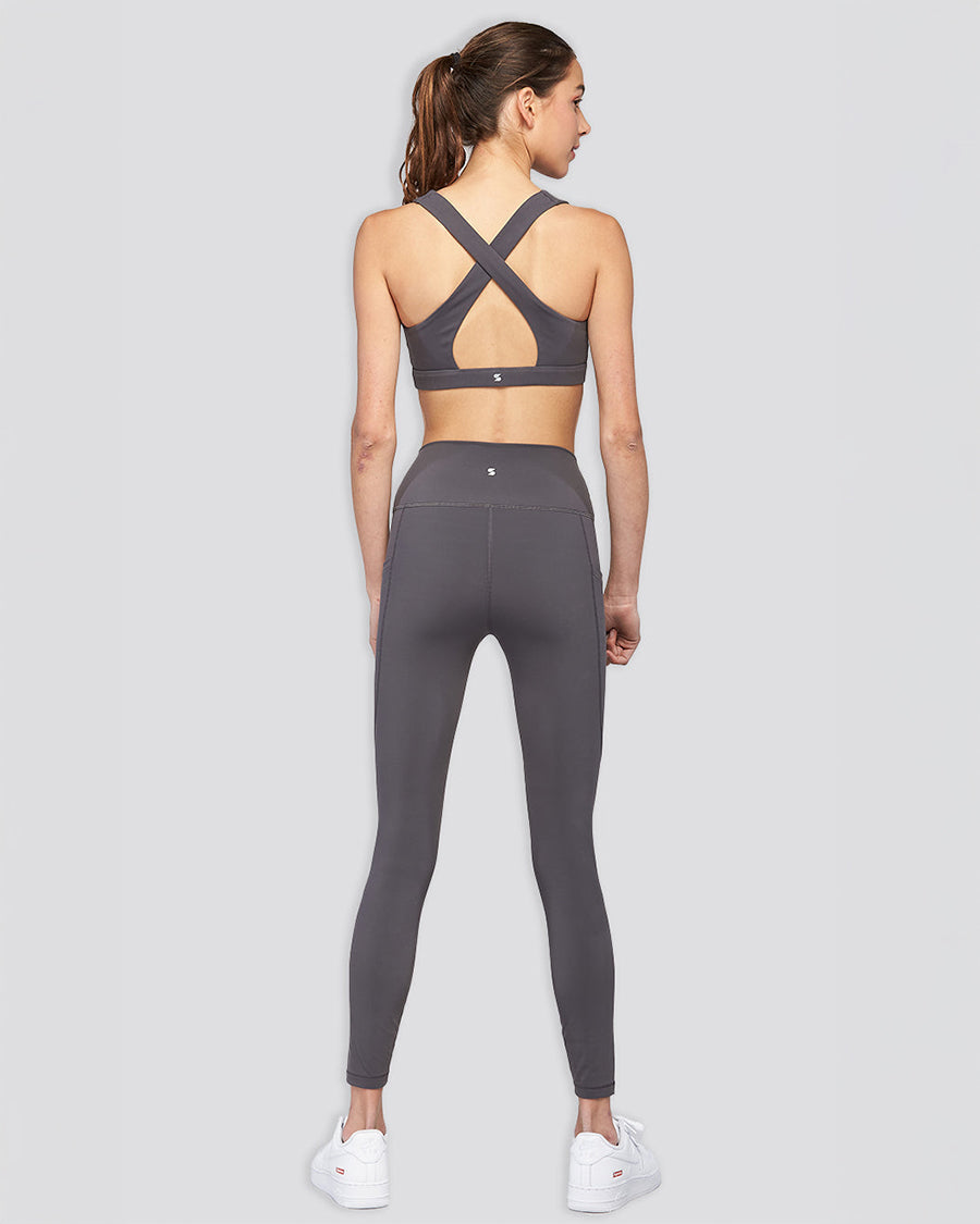 SoftLuxe Cross Back Sports Bra