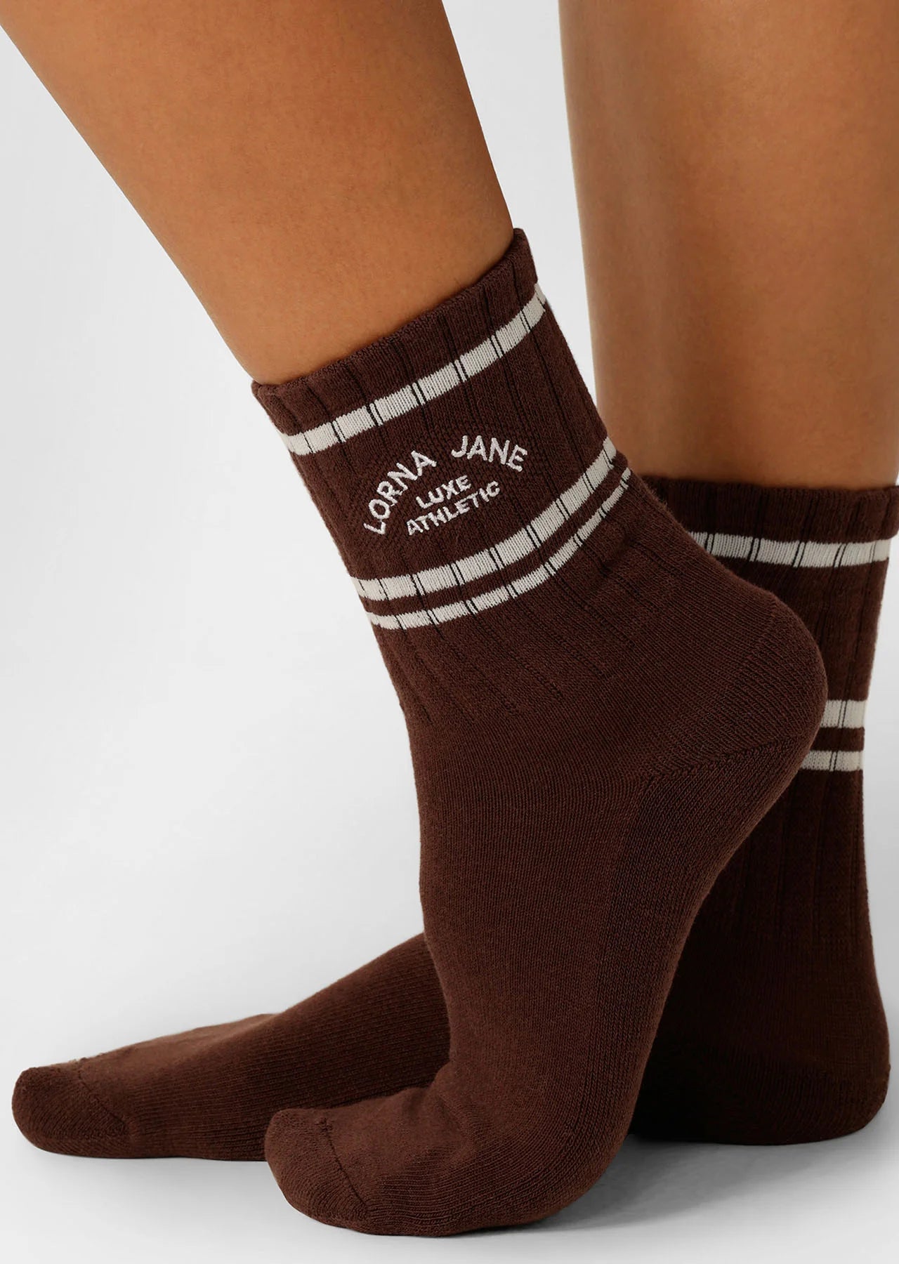 Lotus Crew Socks