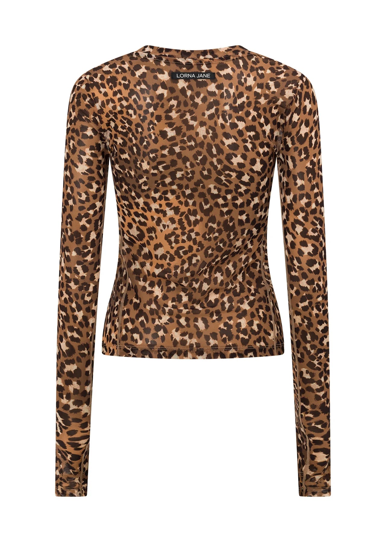 Wild Side Mesh Long Sleeve Top