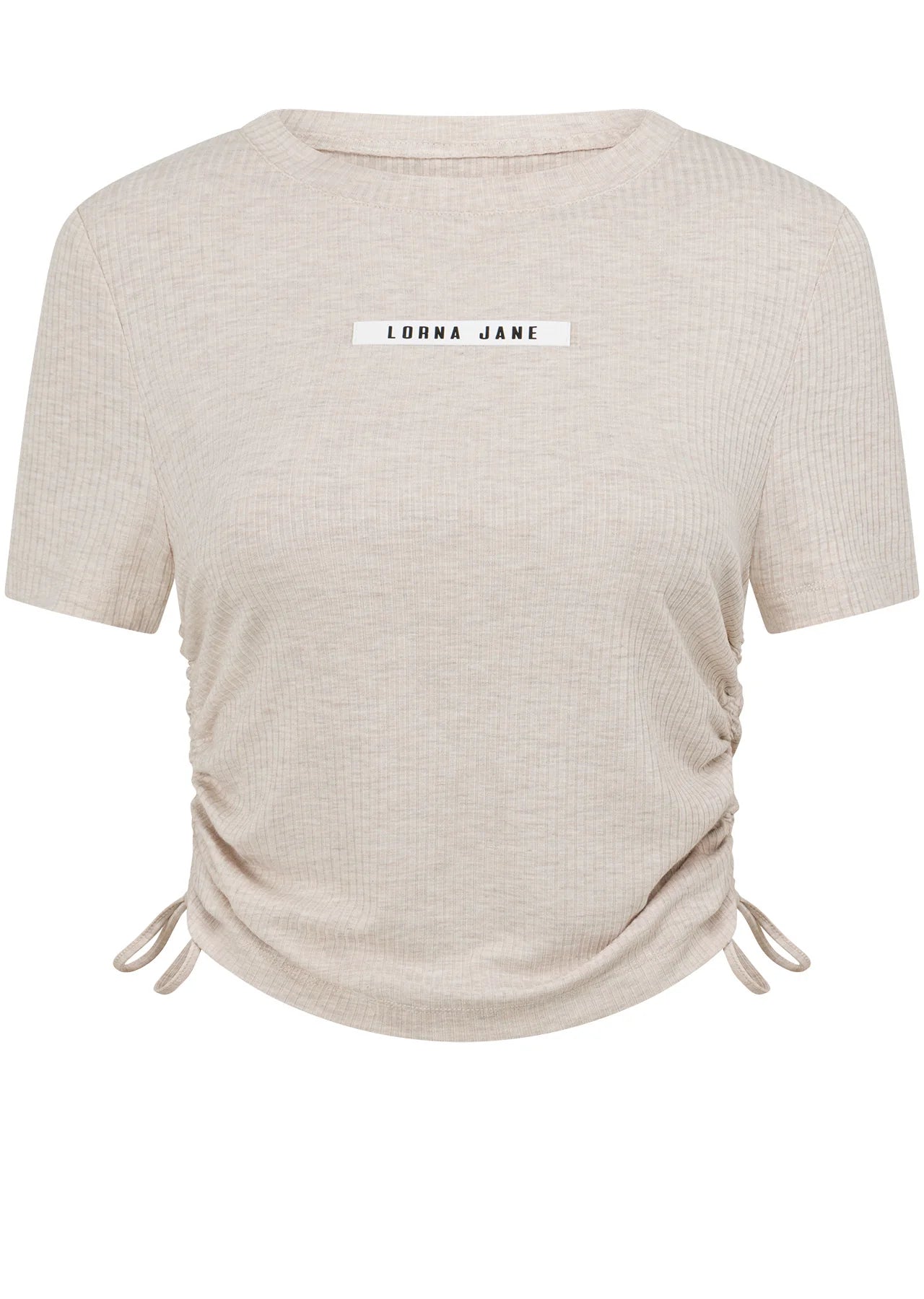 Easy Adjust Rib Short Sleeve Top