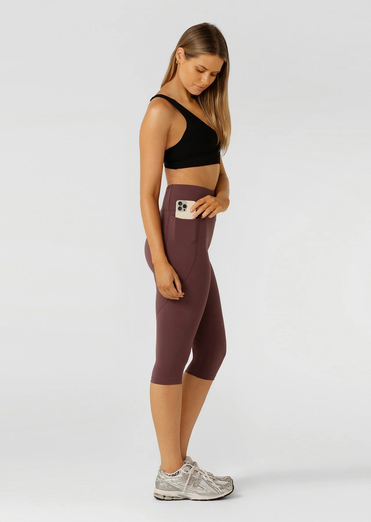 Amy No Ride Phone Pocket 3/4 Leggings