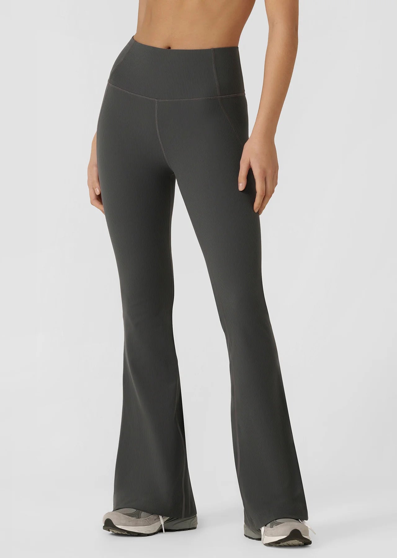 Irresistible Hi Fold Rib Flared Leggings