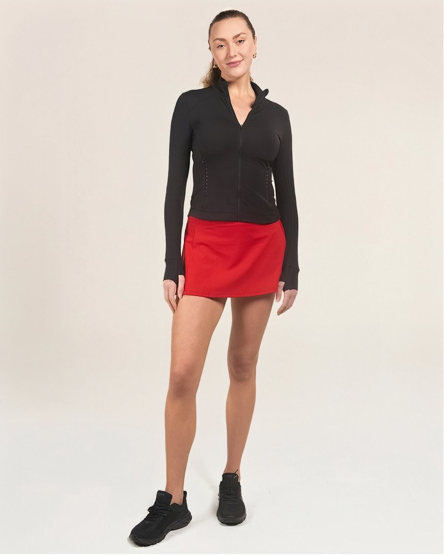 Slim-Fit Athletic Jacket | Full-Zip with Pockets