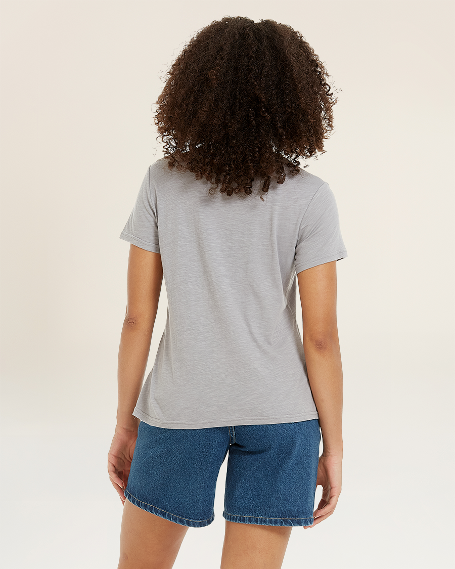 Short-Sleeve Cotton Slub T-Shirt