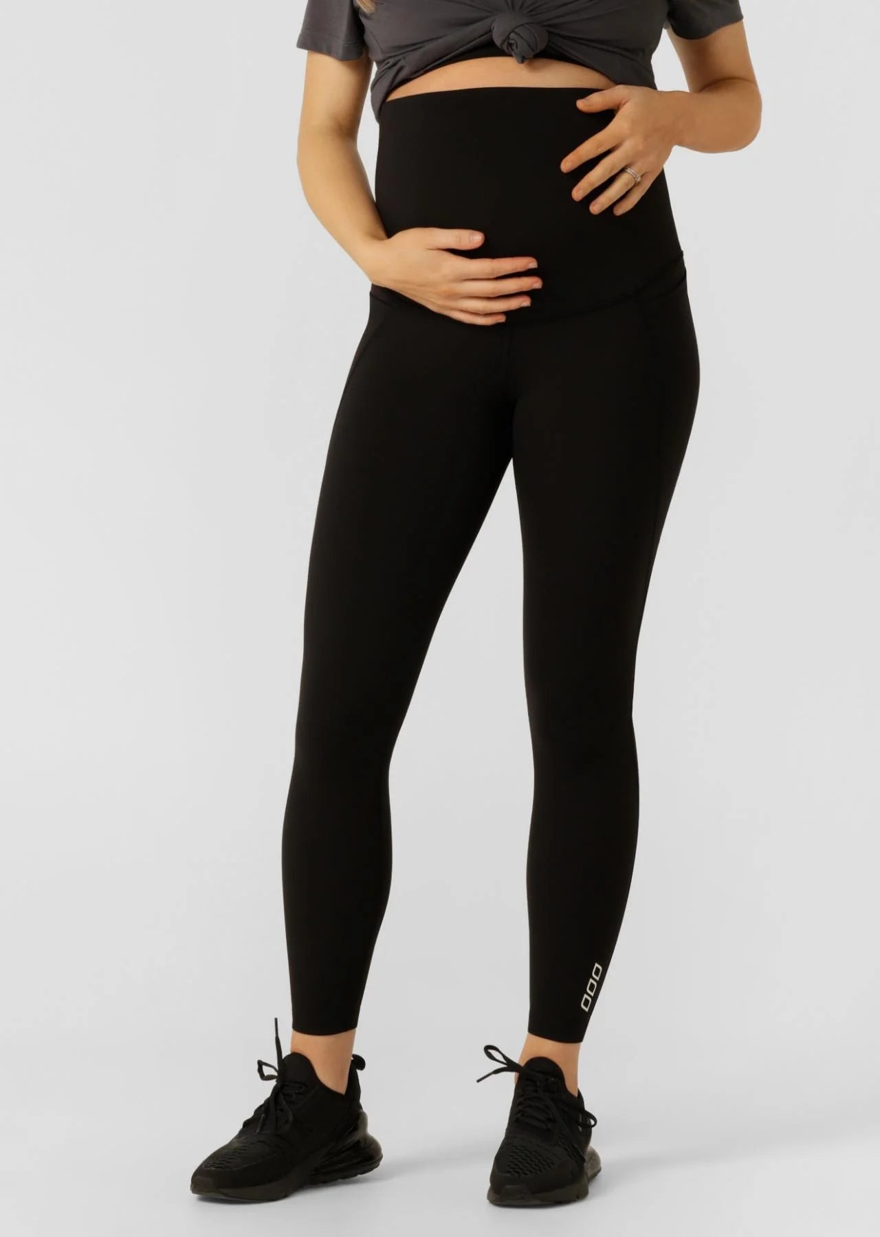 LJ Maternity Phone Pocket Ankle Biter Leggings