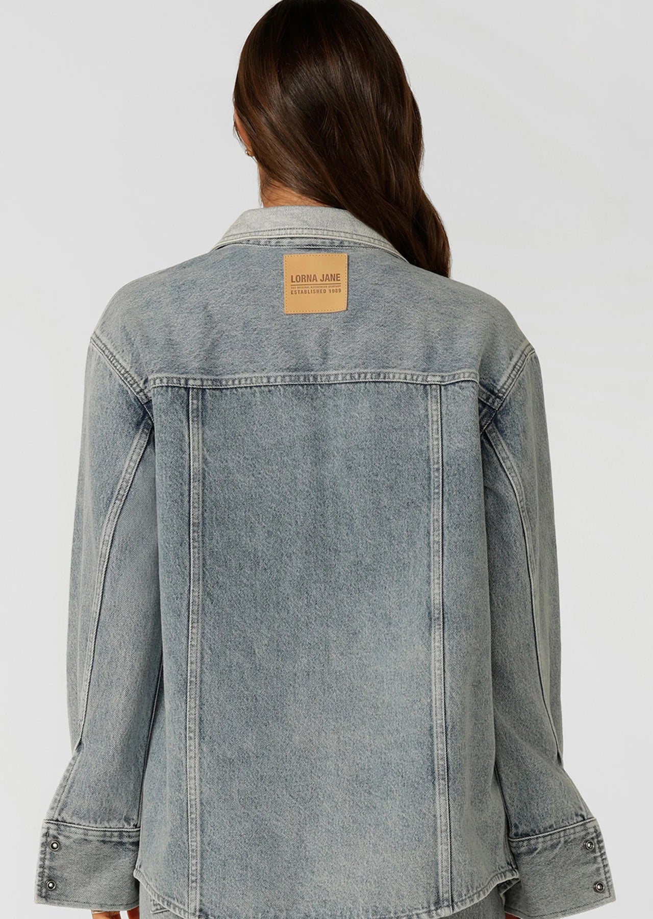 Two Tone Denim Utility Jacket