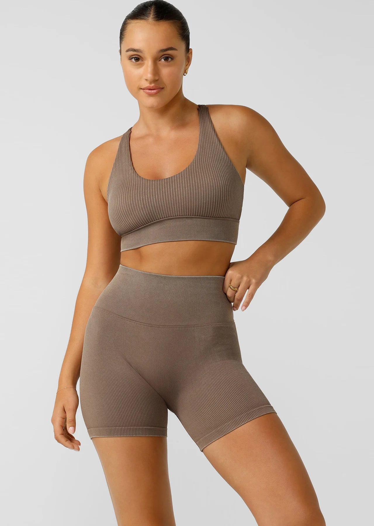 It Girl Wide Ribbed Seamless 12cm Bike Shorts