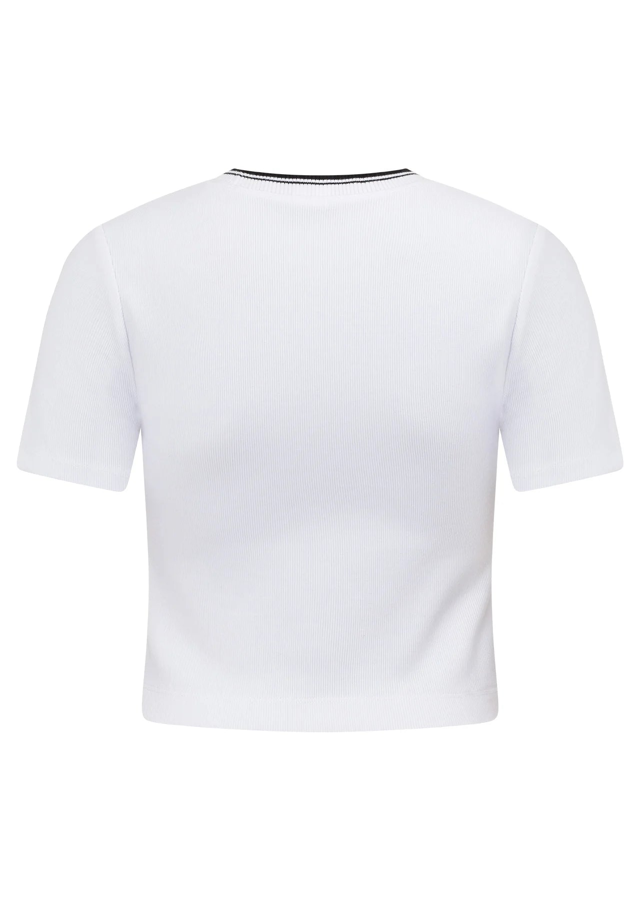 Tie Breaker Cropped Tee