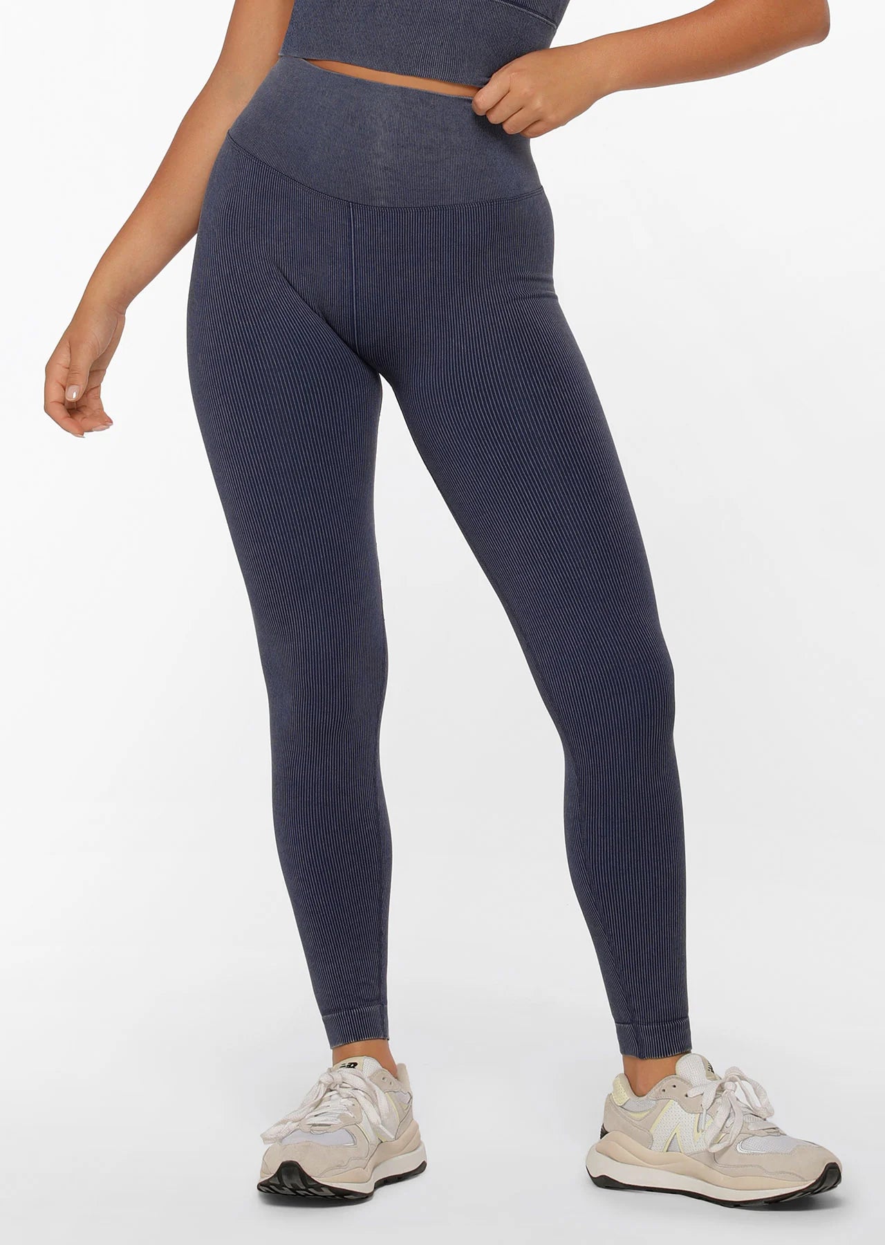 Tempo Ribbed Seamless Full Length Leggings