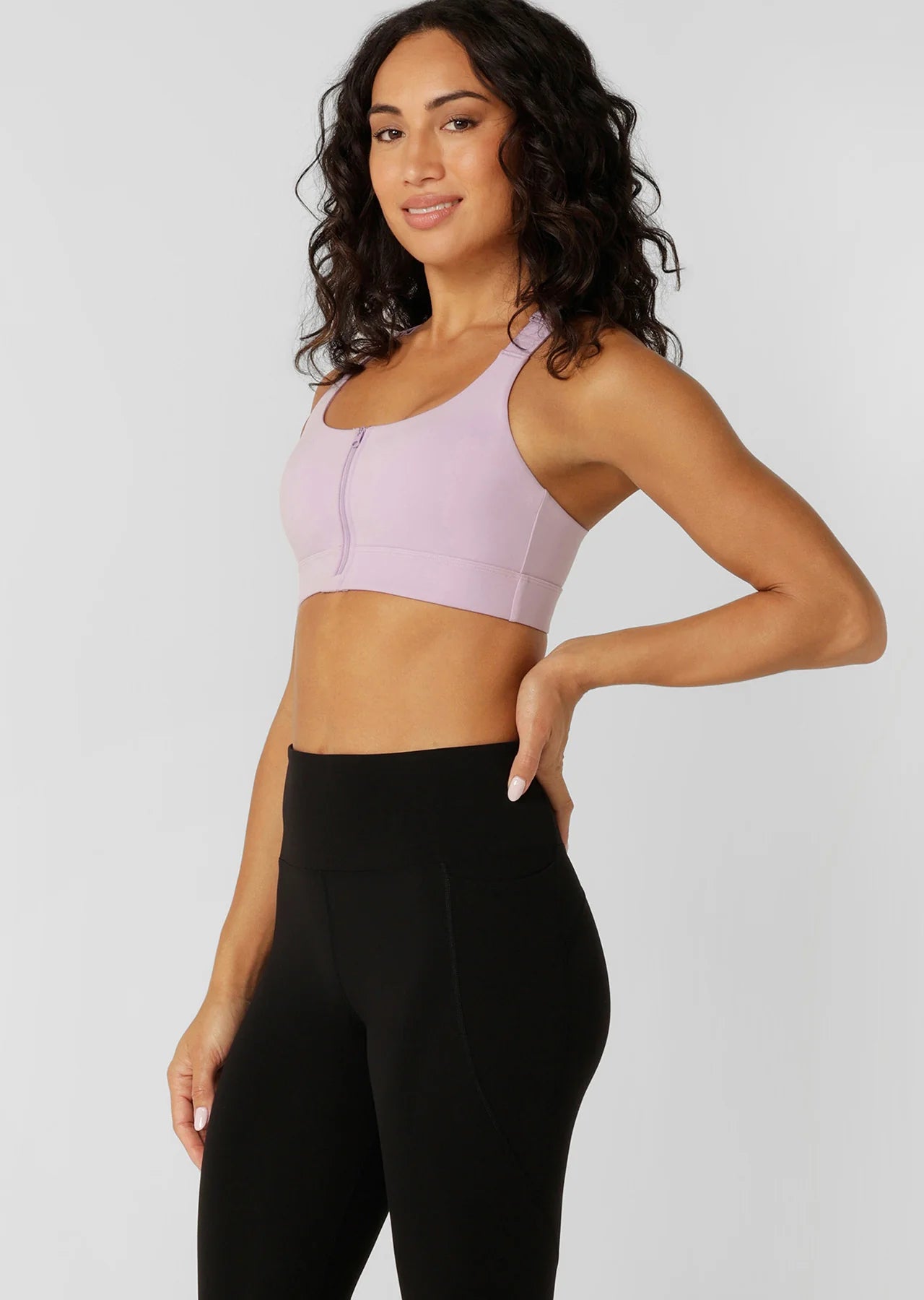 Easy Zip On Max Support Sports Bra