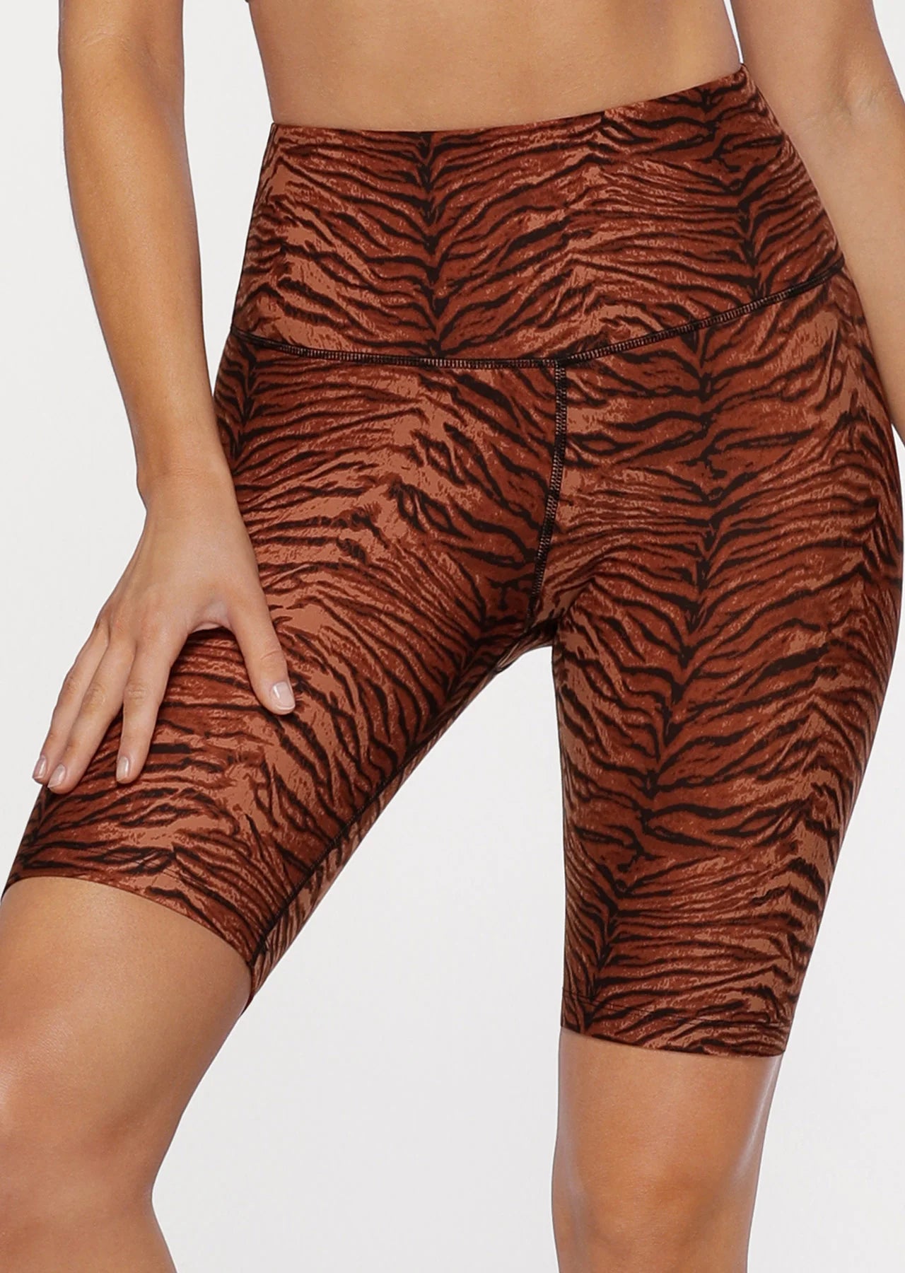 Jungle Cat Midi Bike Shorts