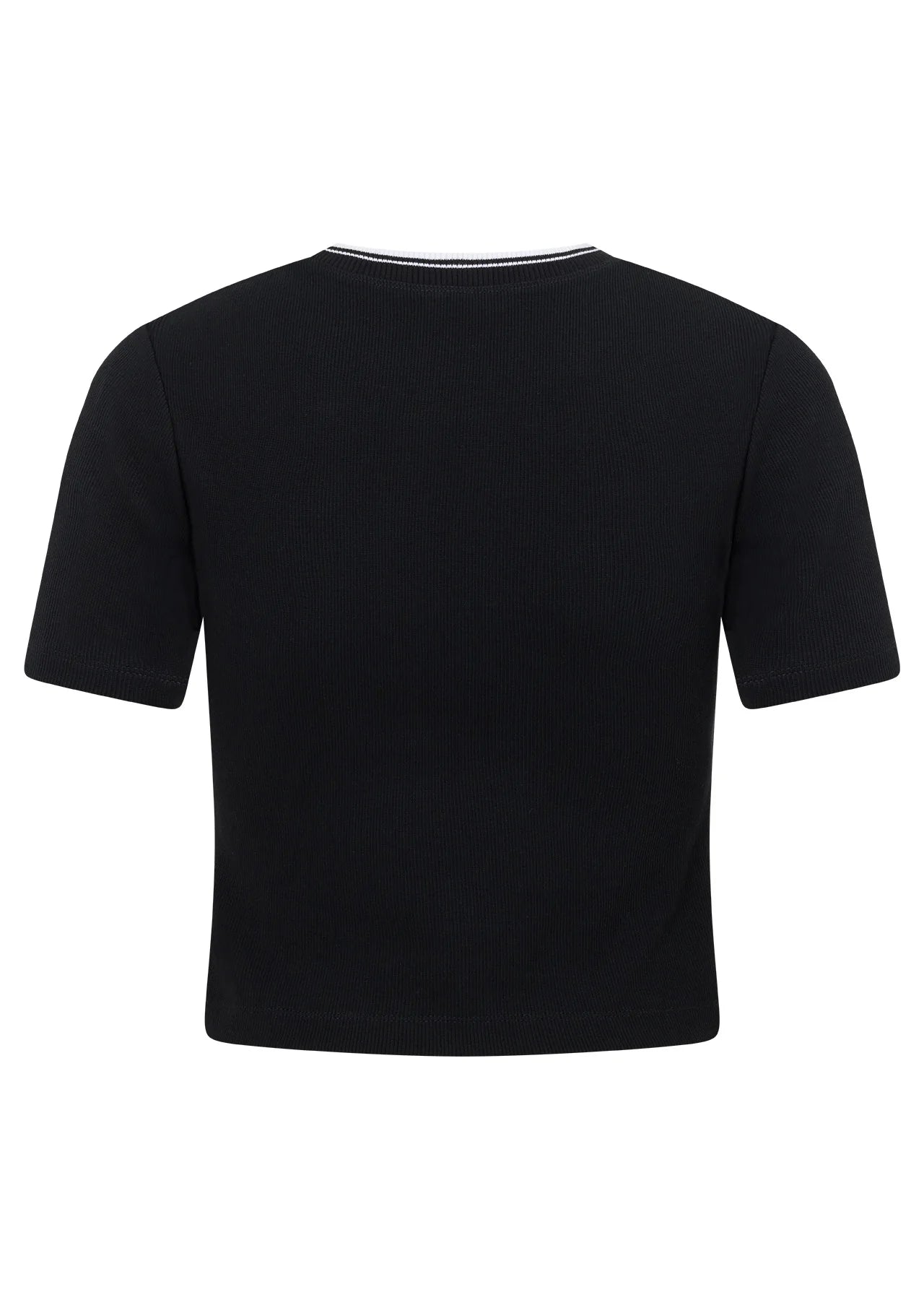 Tie Breaker Cropped Tee