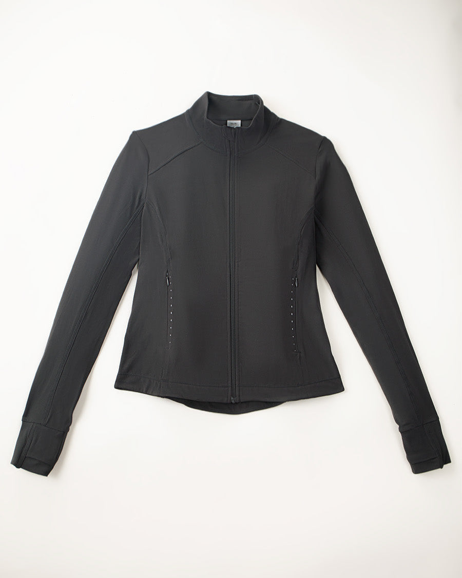 Slim-Fit Athletic Jacket | Full-Zip with Pockets