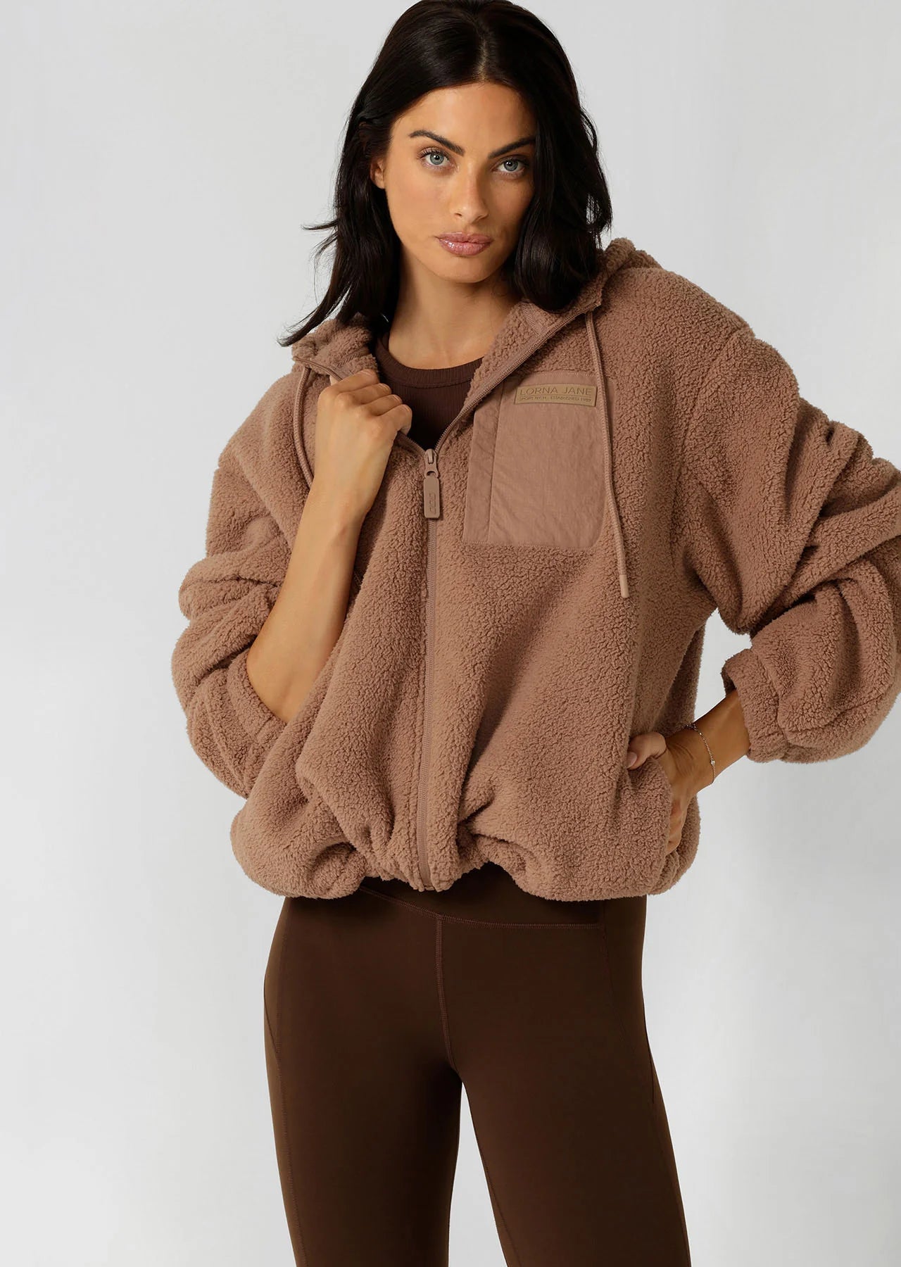 Teddy Zip Through Hoodie