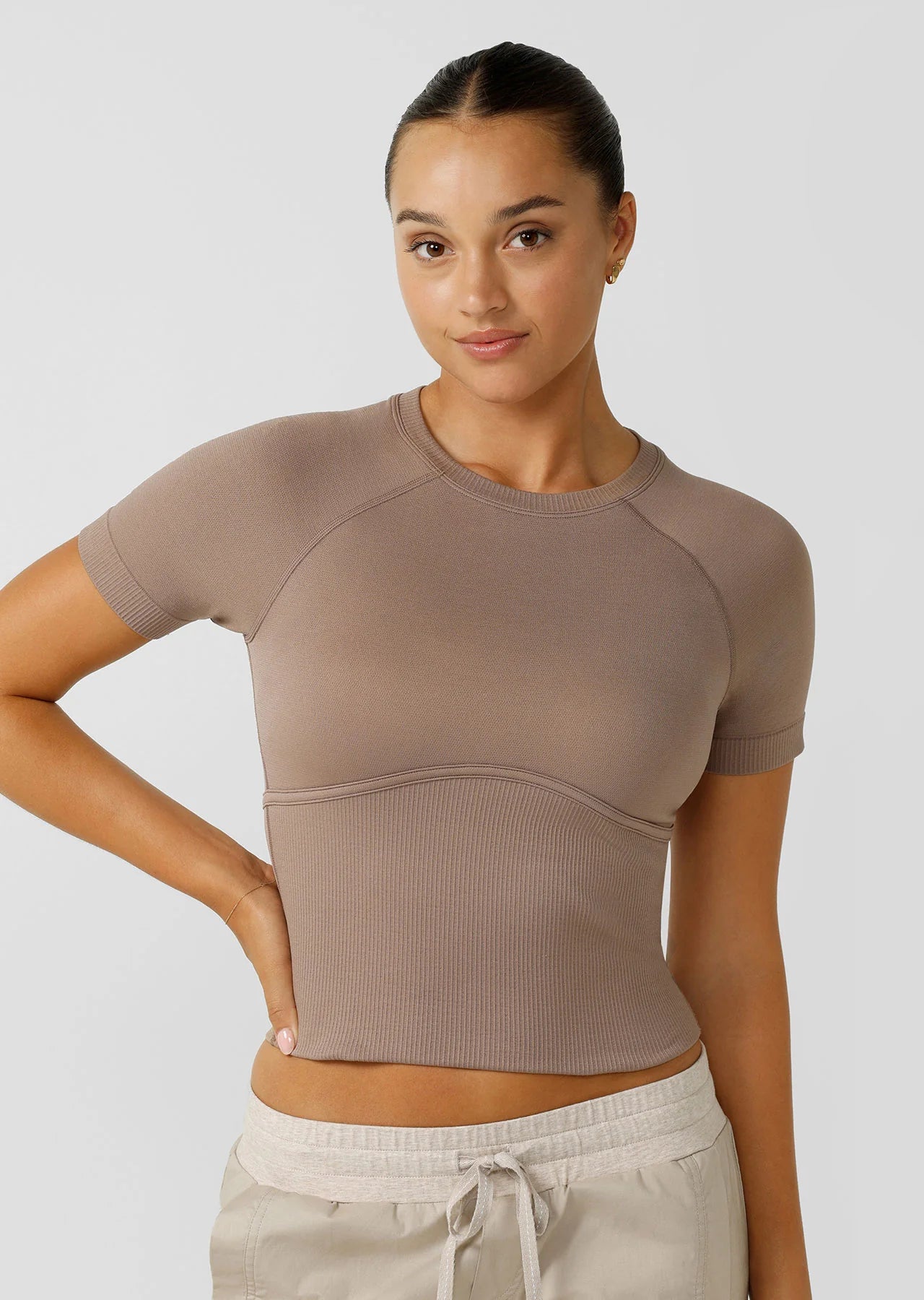 Seamless Contour Short Sleeve Top