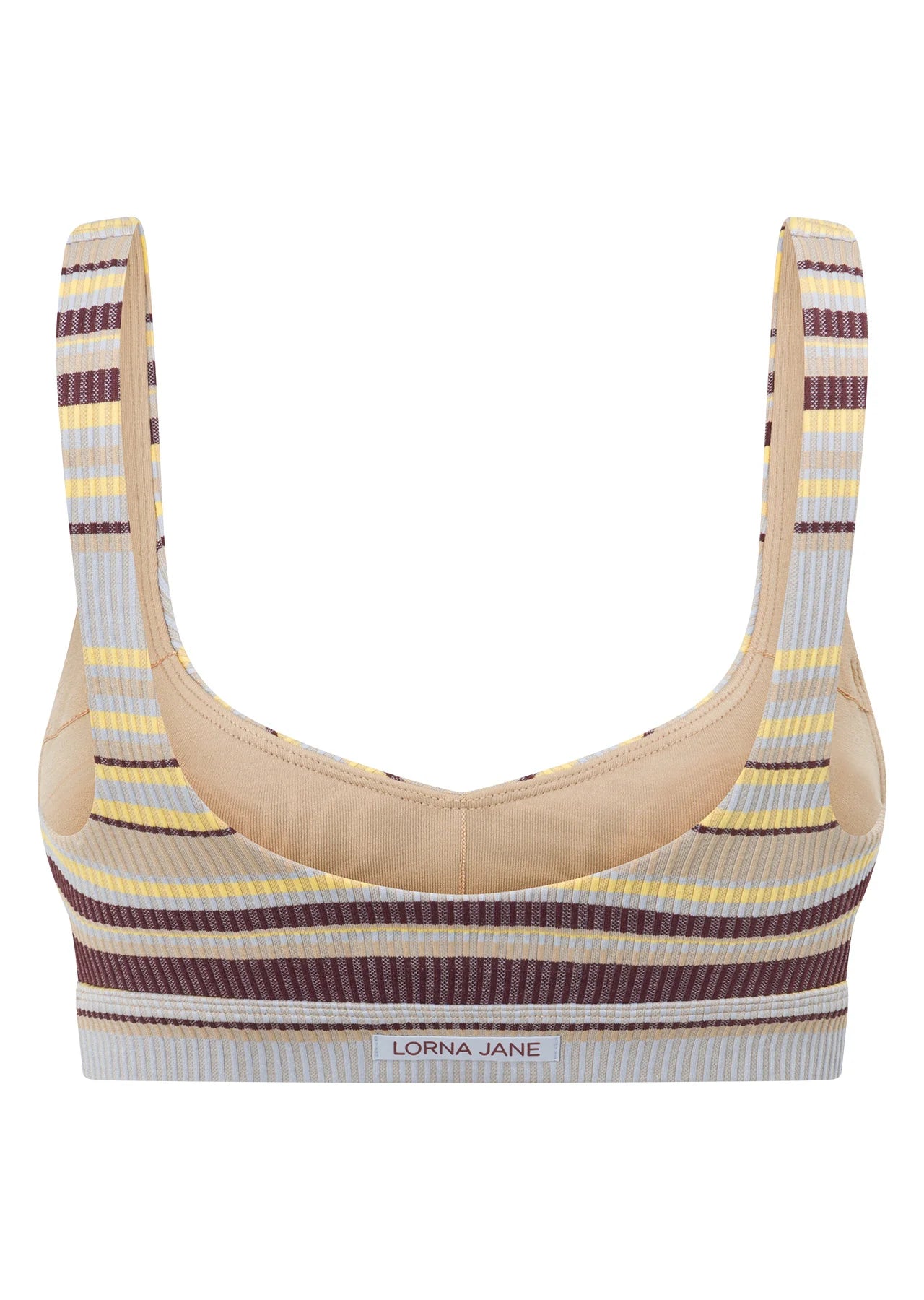 Sunset Stripe Seamless Bralette
