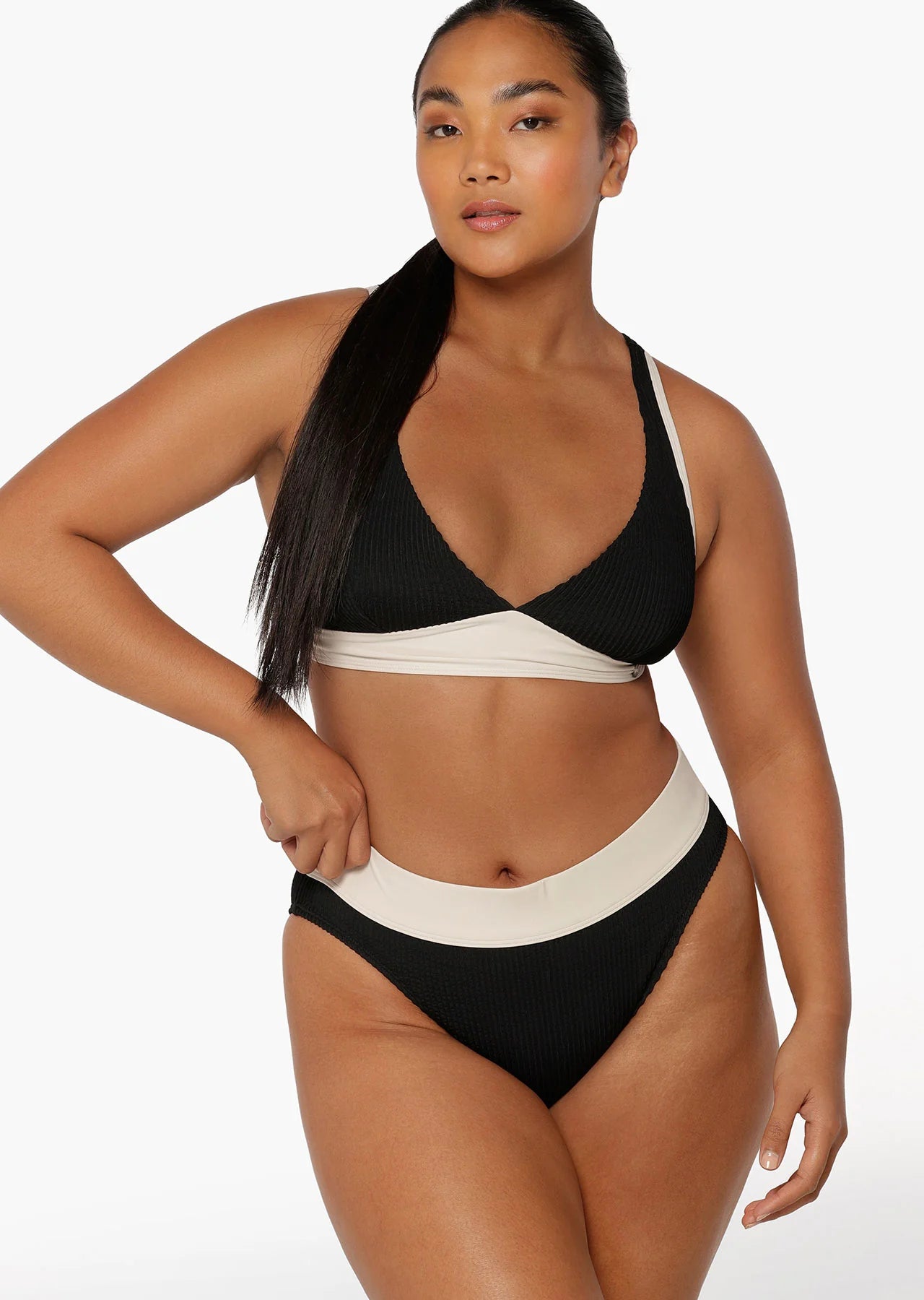Relaxation Crimped Swim Bra