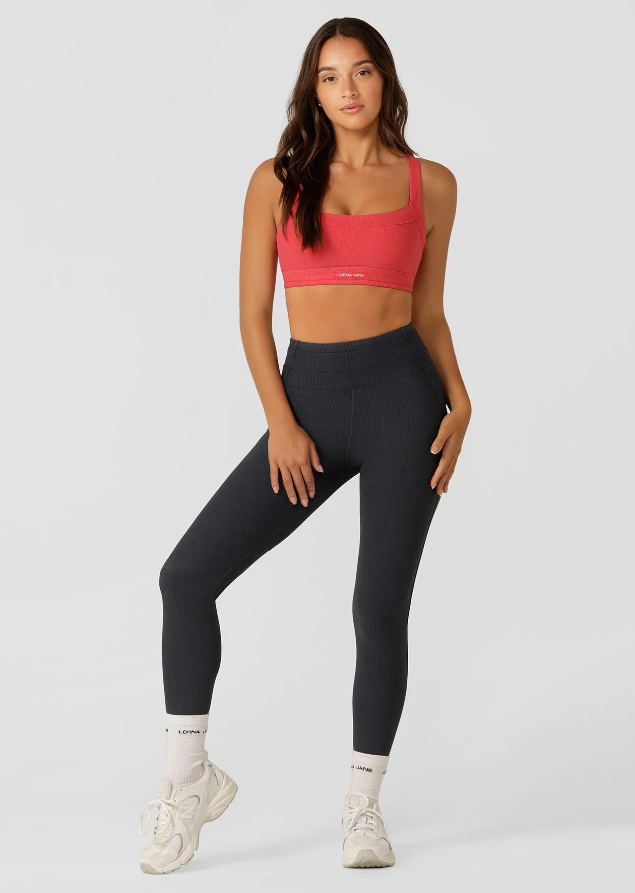 Amplify Washed Rib Ankle Biter Leggings