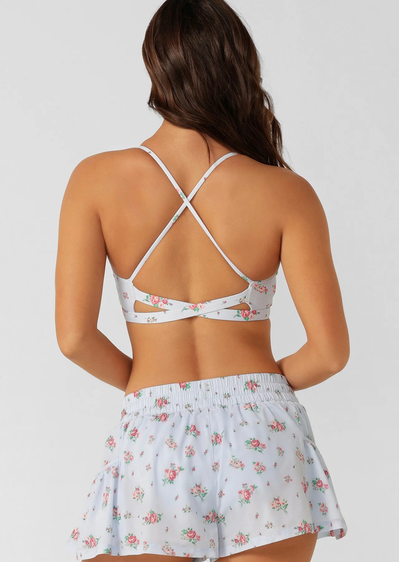 Blueberry Rose Sports Bra