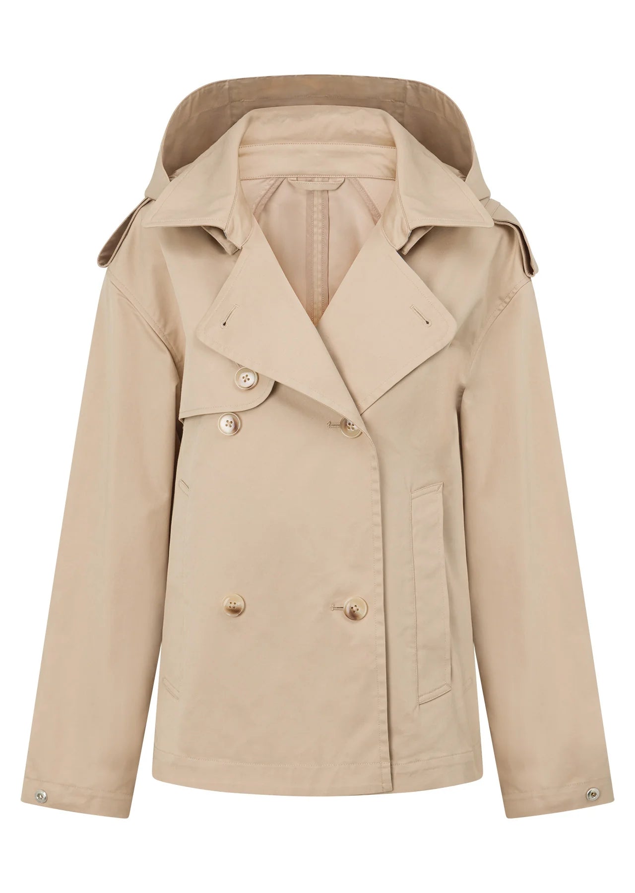 Cropped Sports Trench