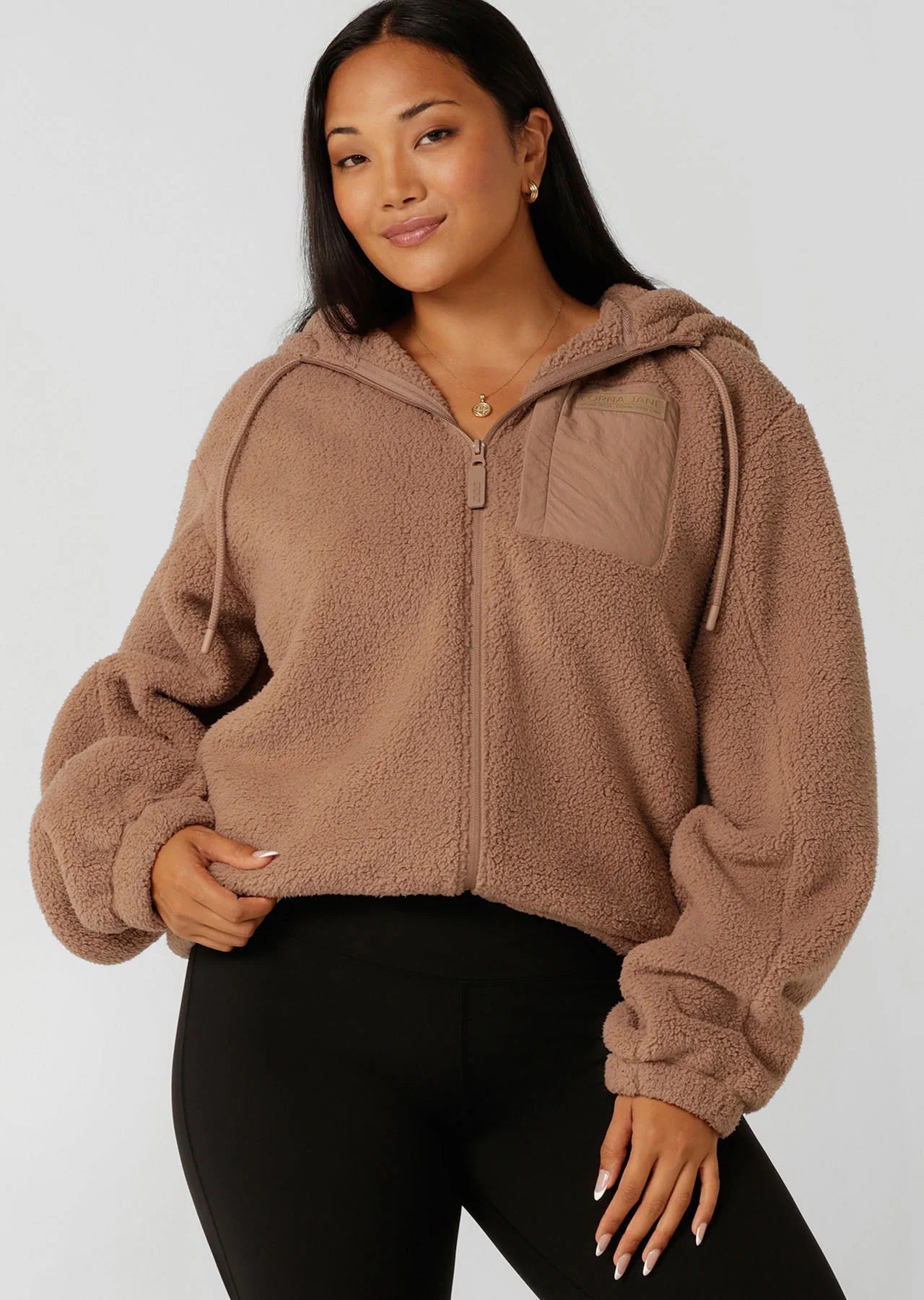 Teddy Zip Through Hoodie