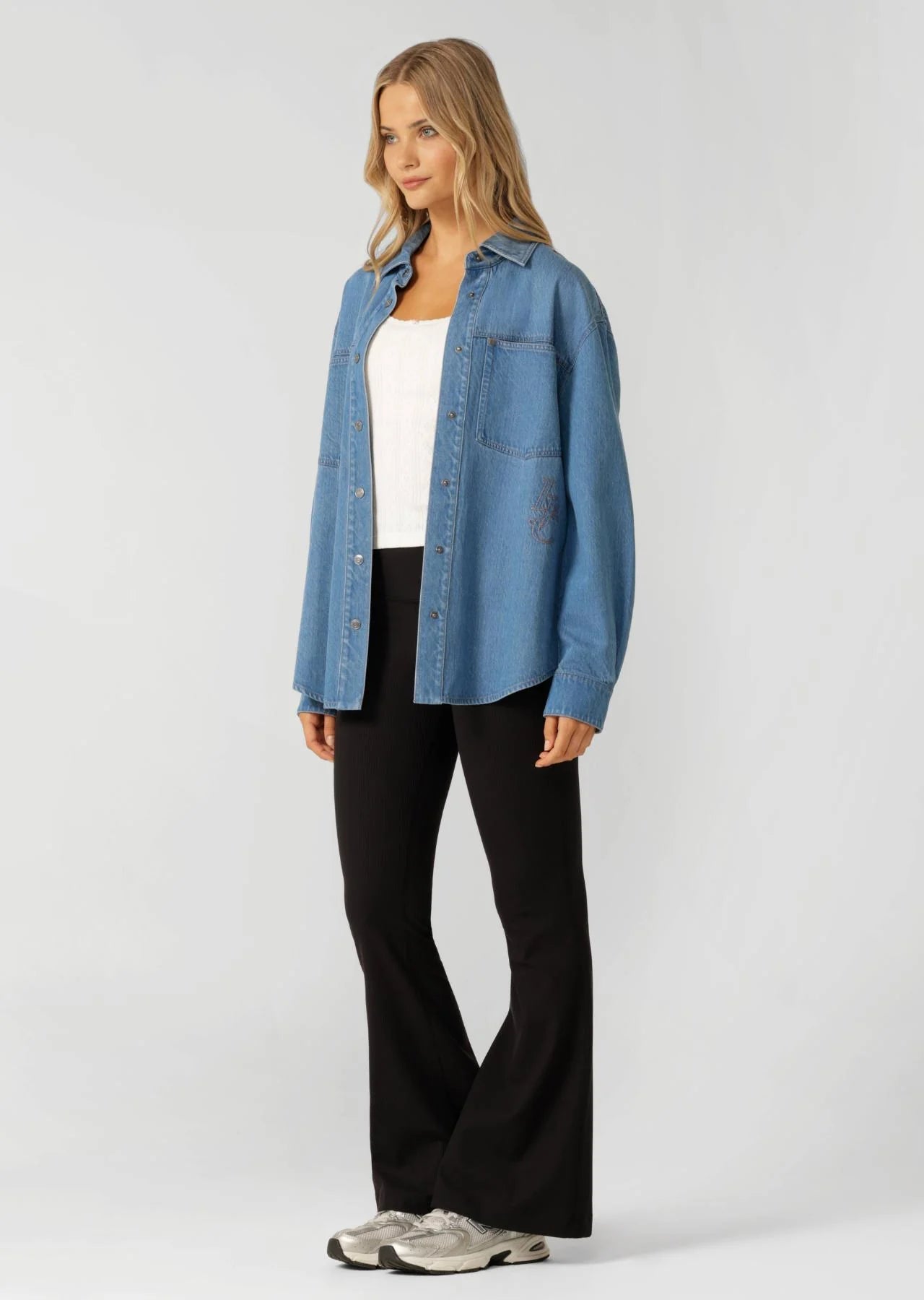 Off Duty Vintage Wash Denim Shirt