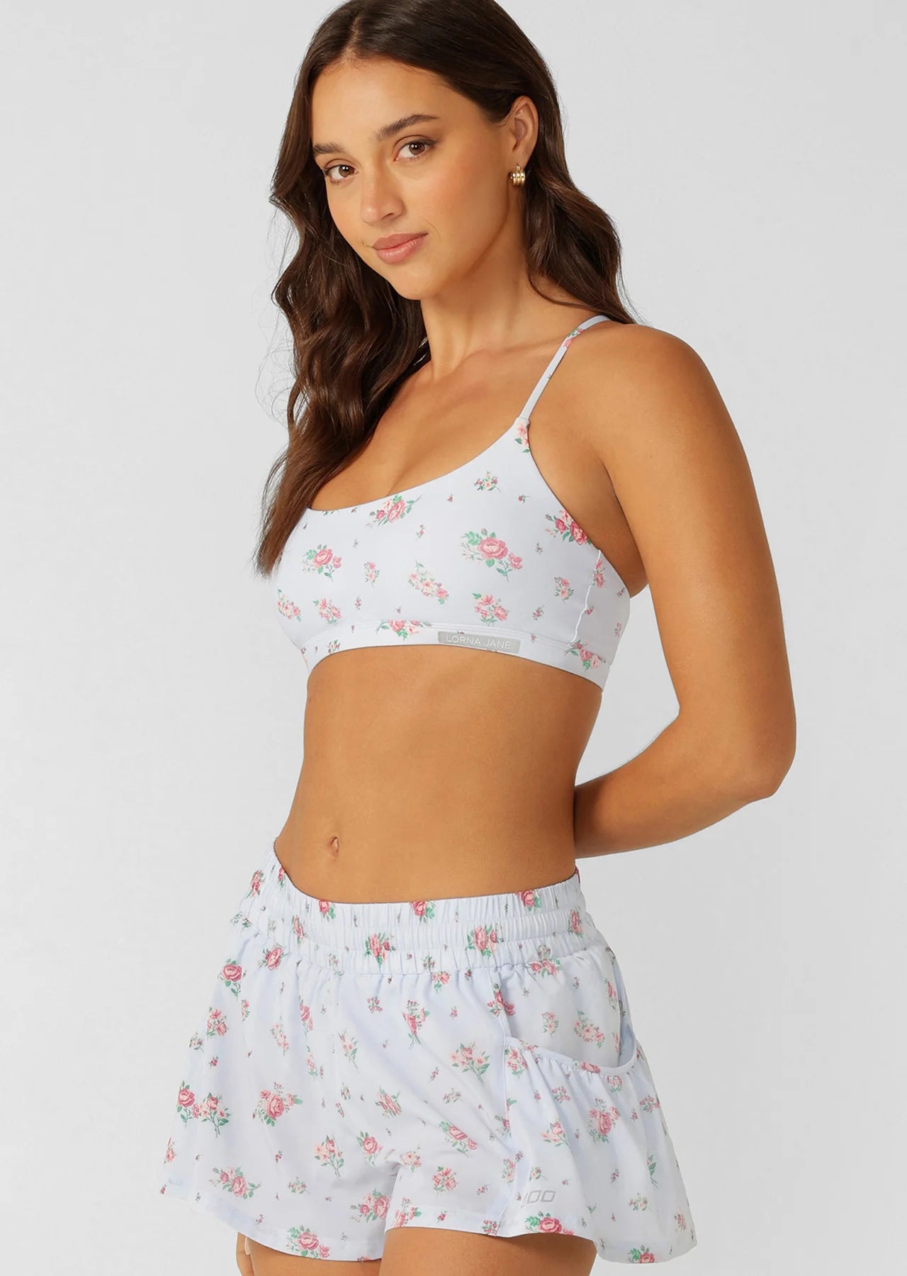 Blueberry Rose Sports Bra