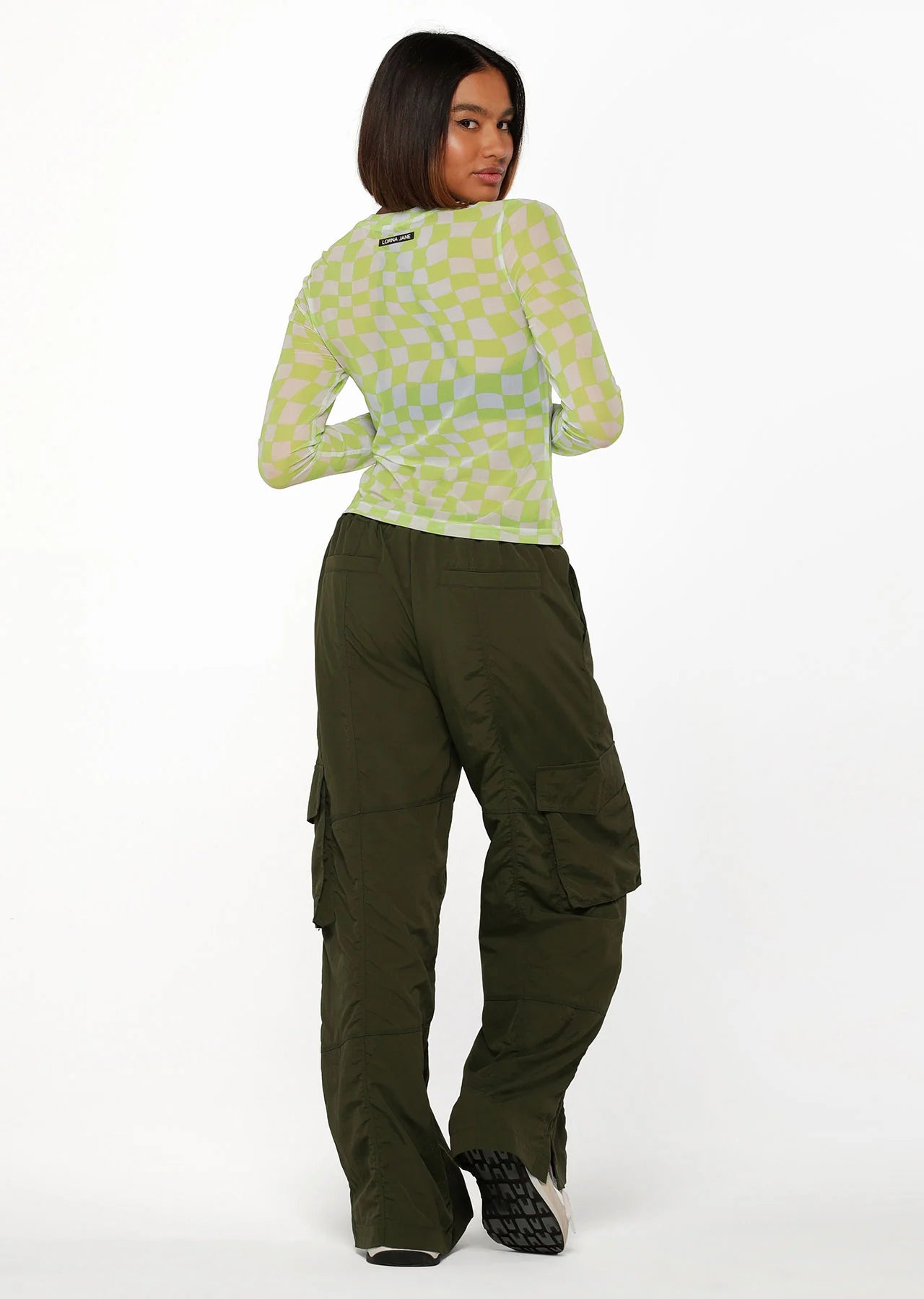 Naughties Nostalgic Mesh Long Sleeve Top