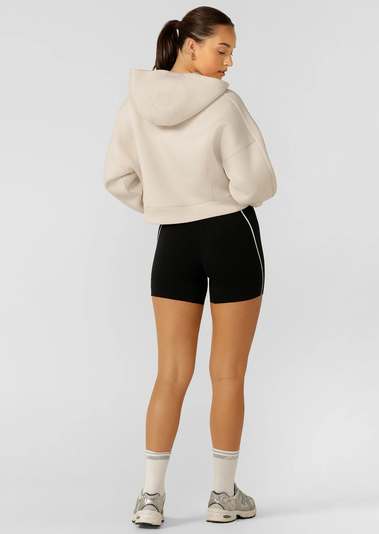 All Hours Secret Pocket Cropped Hoodie