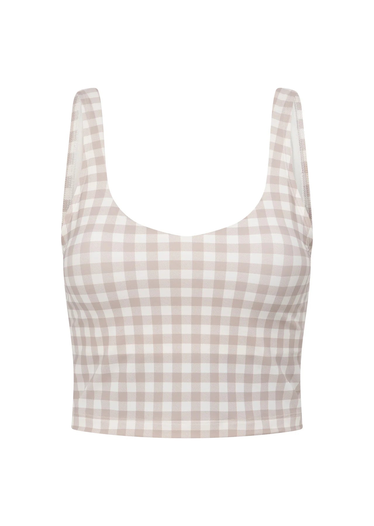 Sweet Gingham Bra Tank Combo