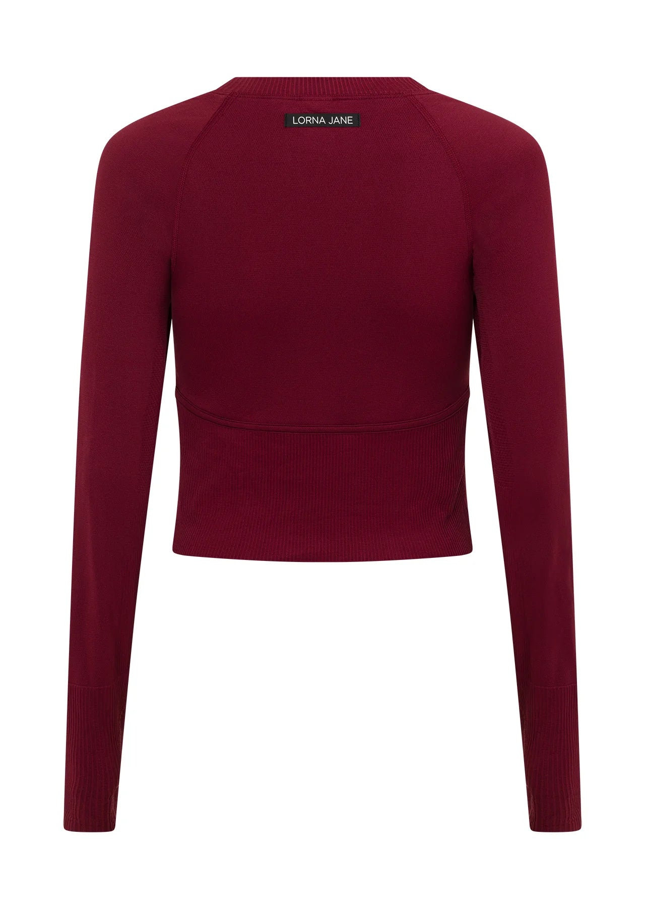 Seamless Contour Cropped Long Sleeve Top