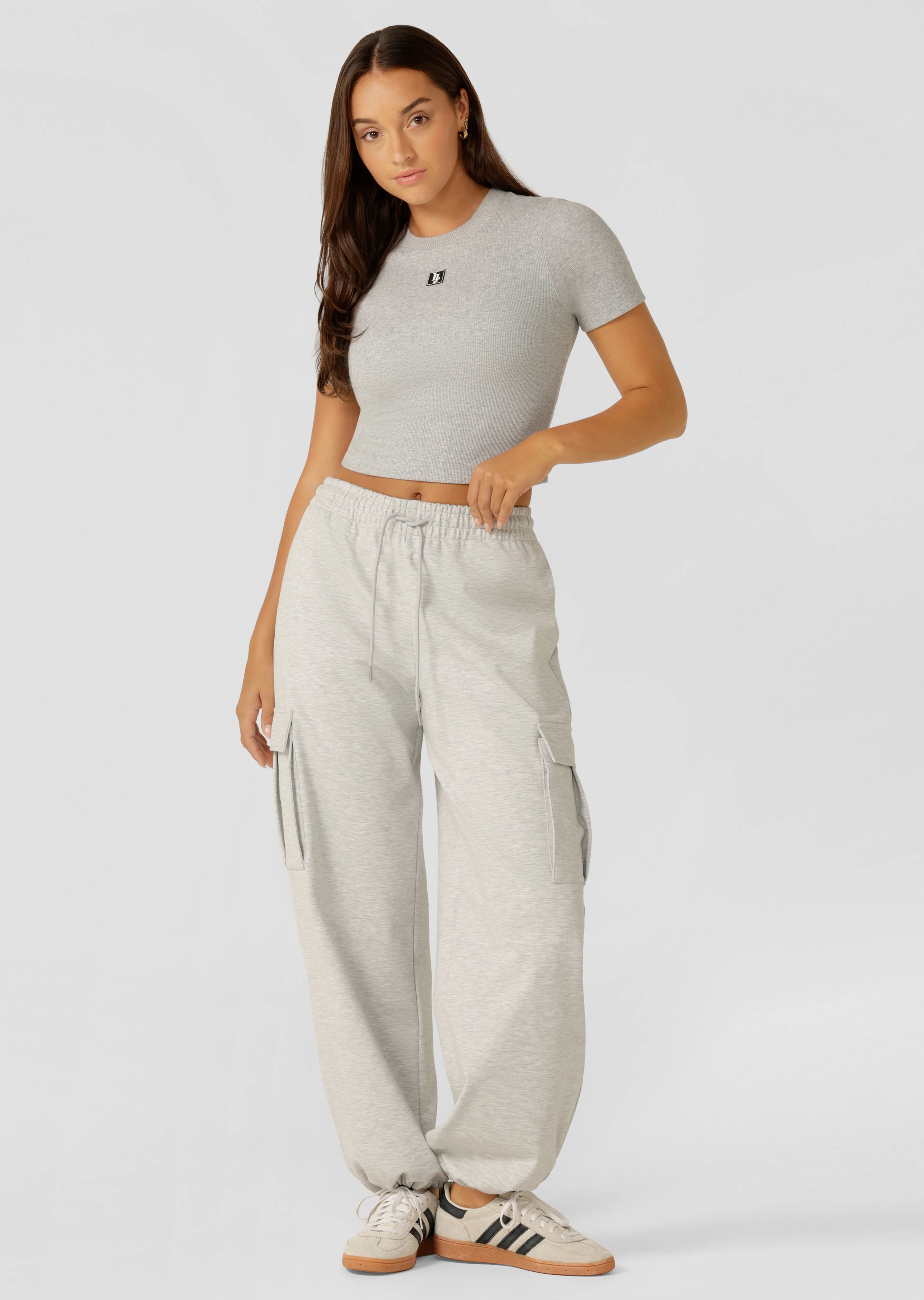 Off Duty Cropped Rib Tee