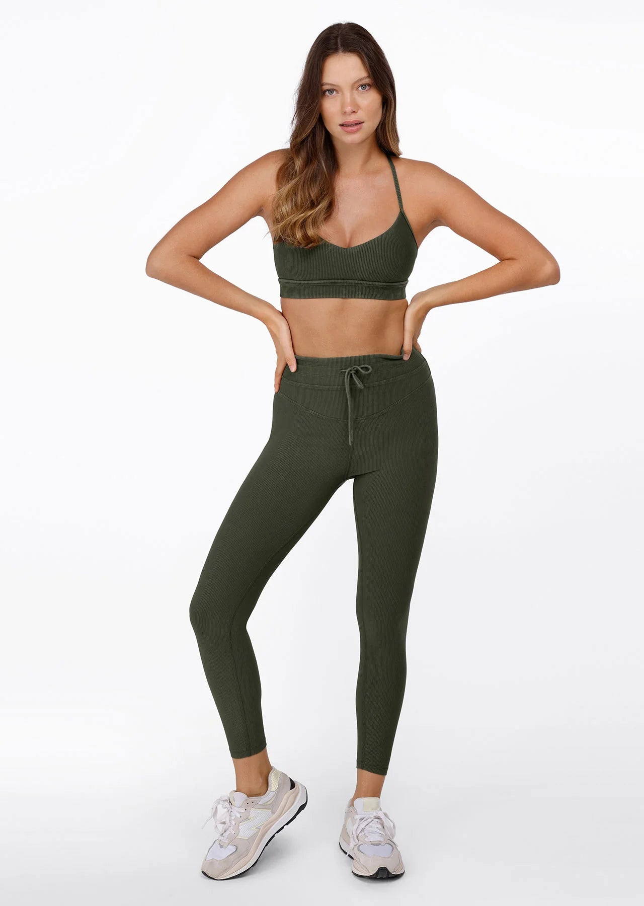 Yin Washed Rib Full Length Leggings