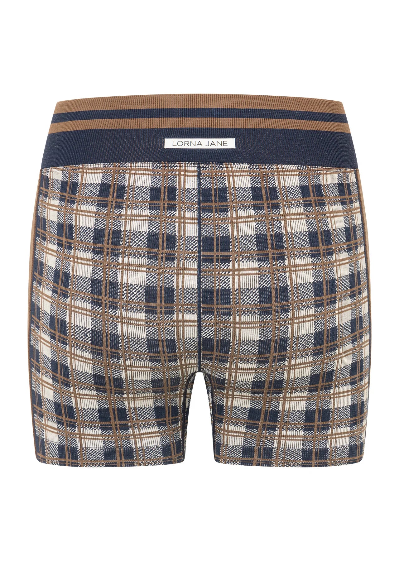 Gingham Seamless Bike Shorts