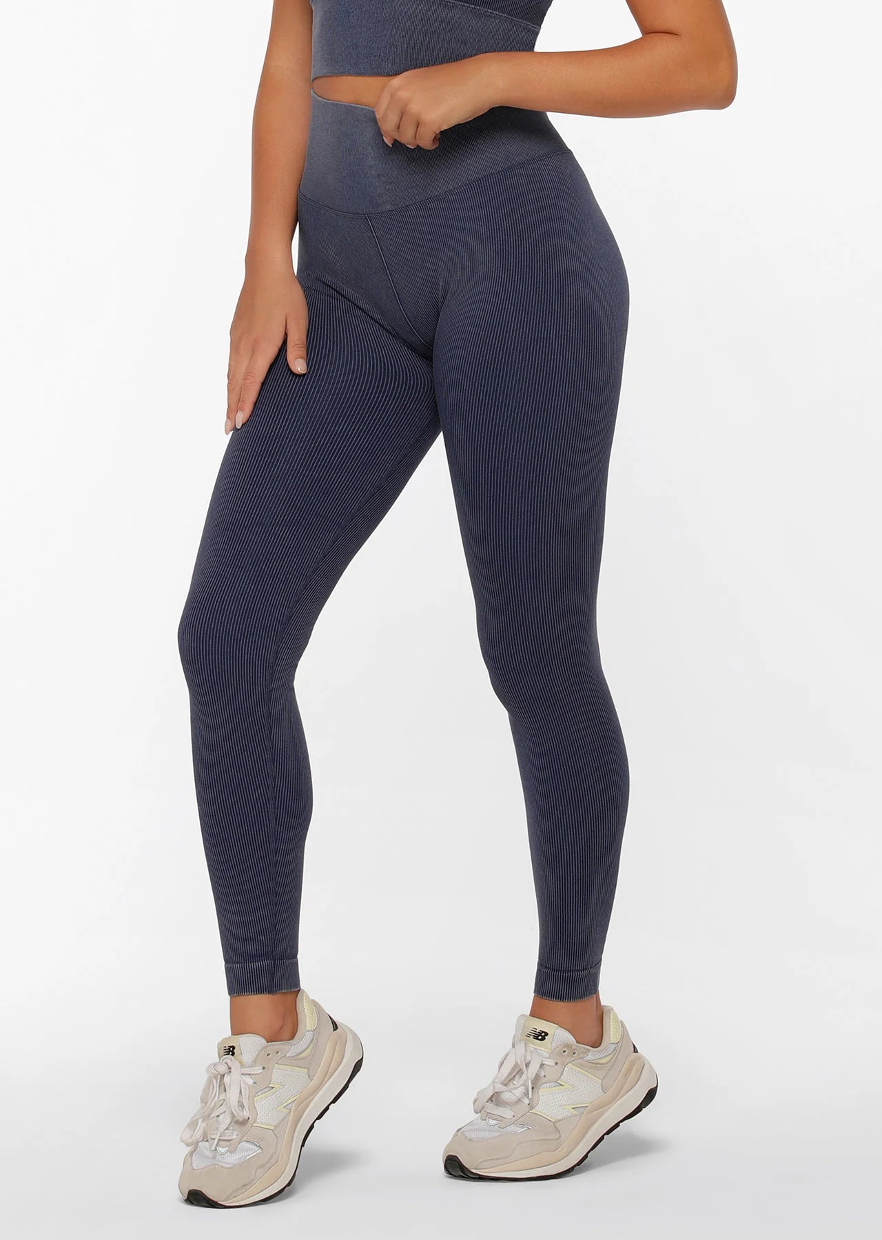 Tempo Ribbed Seamless Full Length Leggings