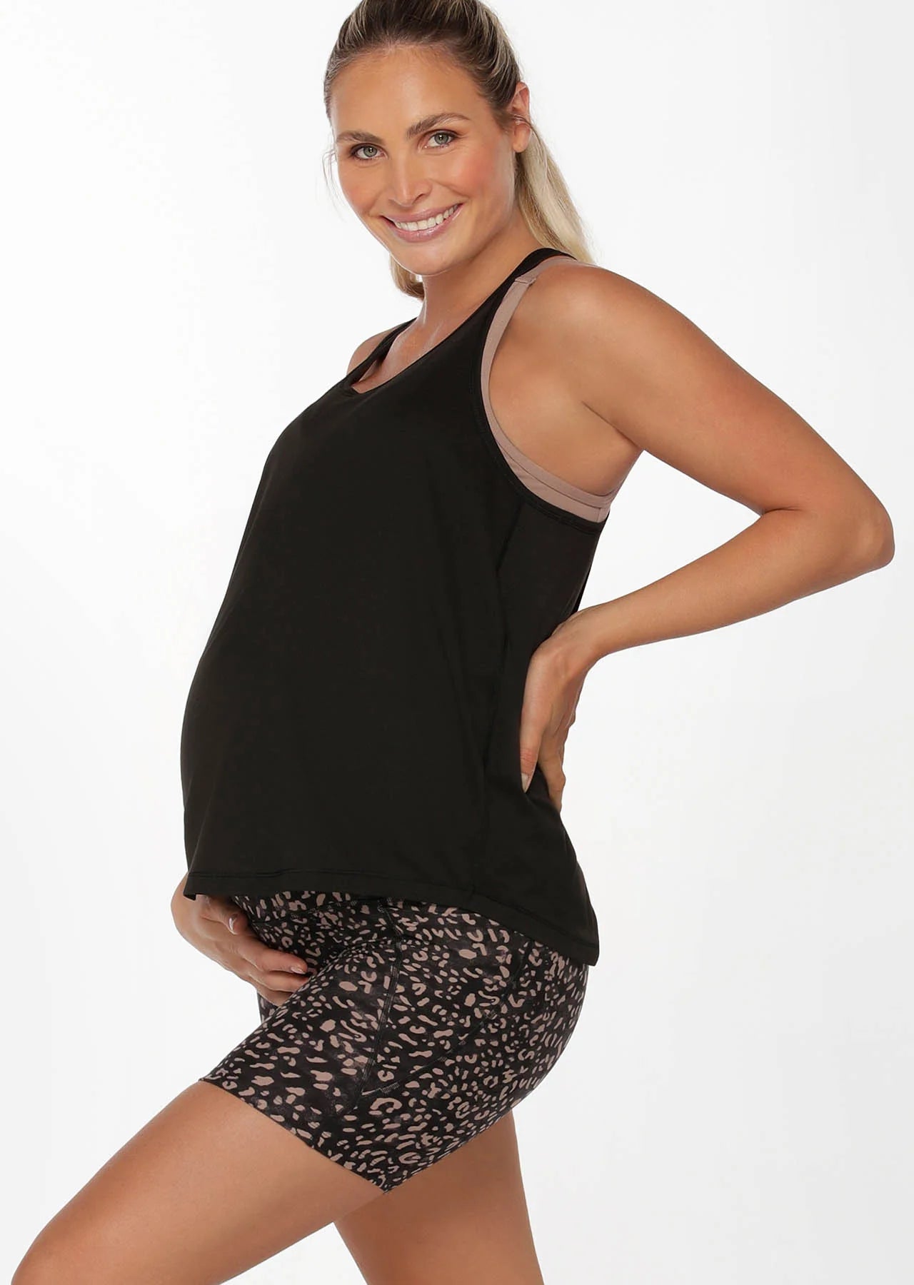 LJ Maternity Over Bump Active Tank