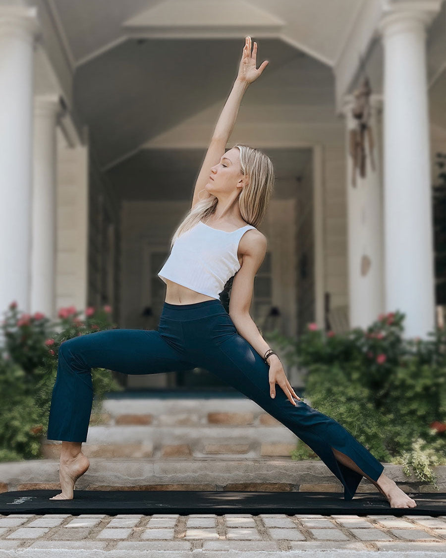 Bootcut Yoga Pants Split Hem Flare